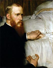 Portrait of Dr Washington Epps, My Doctor, May 1885 von Alma-Tadema | Gemälde-Reproduktion