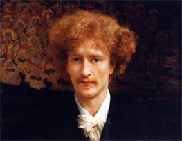 Portrait of Ignacy Jan Paderewski, 1891 von Alma-Tadema | Gemälde-Reproduktion