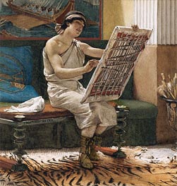 A Roman Artist, Undated by Alma-Tadema | Painting Reproduction