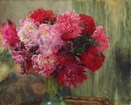Japanese Peonies, n.d. by Alma-Tadema | Painting Reproduction