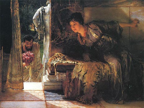 Welcome Footsteps, 1883 | Alma-Tadema | Painting Reproduction