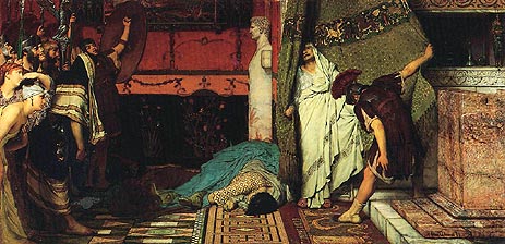 A Roman Emperor AD 41 - Claudius, 1872 | Alma-Tadema | Painting Reproduction