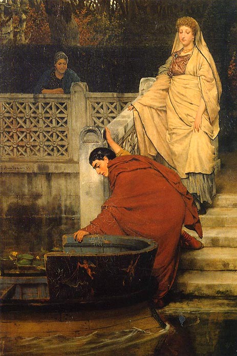 Boating, 1868 by Alma-Tadema | Painting Reproduction
