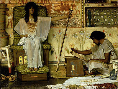 Joseph, Overseer of Pharaoh's Granaries, 1874 | Alma-Tadema | Gemälde Reproduktion