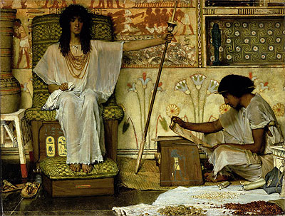 Joseph, Overseer of Pharaoh's Granaries, 1874 by Alma-Tadema | Painting Reproduction
