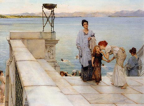 The Kiss, 1891 by Alma-Tadema | Painting Reproduction