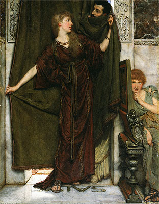 My Sister Is Not In, 1879 by Alma-Tadema | Painting Reproduction