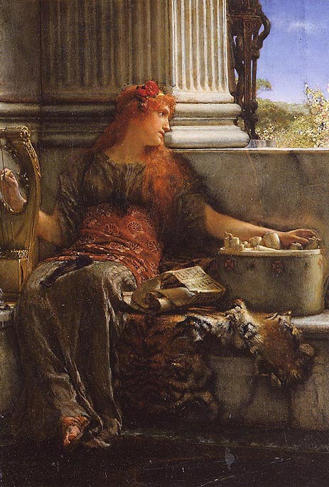 Poetry, 1879 by Alma-Tadema | Painting Reproduction