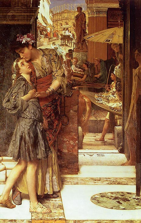 The Parting Kiss, 1882 by Alma-Tadema | Painting Reproduction