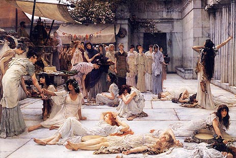 The Women of Amphissa | Alma-Tadema | Painting Reproduction