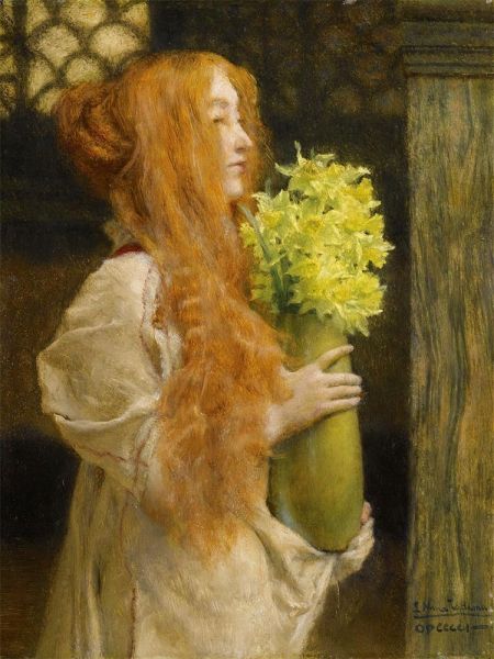 Spring Flowers, 1911 | Alma-Tadema | Painting Reproduction