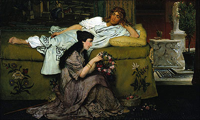 Glaucus and Nydia, 1867 | Alma-Tadema | Painting Reproduction