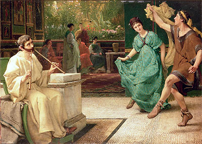 Ein römischer Tanz | Alma-Tadema | Gemälde Reproduktion