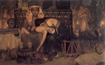 Death of the Pharaoh's Firstborn Son, 1872 | Alma-Tadema