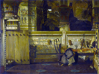 The Egypt Widow in the Time of Diocletian, 1872 | Alma-Tadema | Painting Reproduction