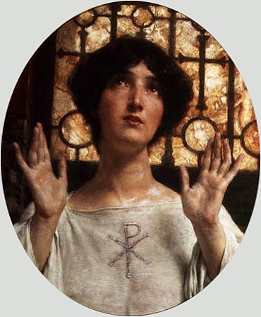 Orante, 1907 | Alma-Tadema | Painting Reproduction