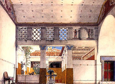 Interior of Caius Martius's House, 1901 | Alma-Tadema | Gemälde Reproduktion