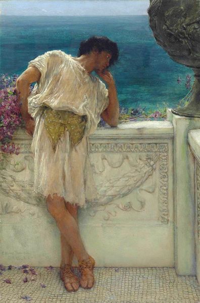 Der Dichter Gallus träumt, 1892 | Alma-Tadema | Gemälde Reproduktion