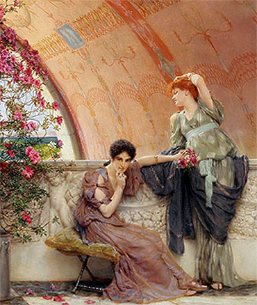 Unconscious Rivals (Detail) | Alma-Tadema | Painting Reproduction
