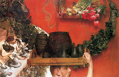 The Roman Potters in Britain, 1884 | Alma-Tadema | Gemälde Reproduktion