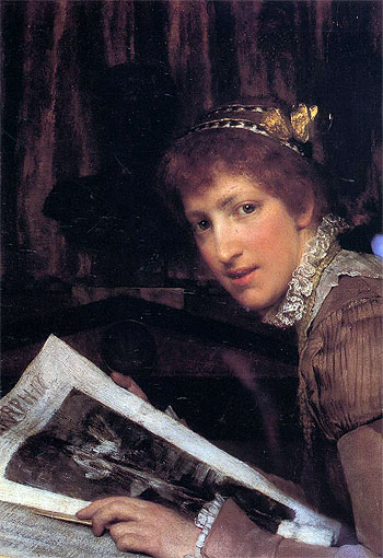 Interrupted, 1880 | Alma-Tadema | Gemälde Reproduktion