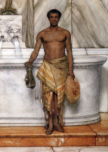Ein Balneator | Alma-Tadema | Gemälde Reproduktion