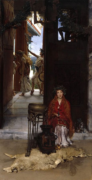 Der Weg zum Tempel | Alma-Tadema | Gemälde Reproduktion
