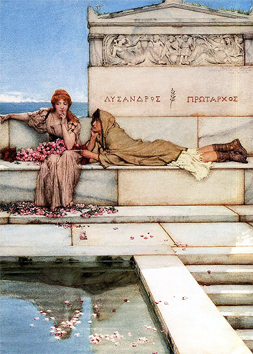 Xanthe and Phaon, 1883 | Alma-Tadema | Gemälde Reproduktion