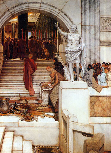 After the Audience, 1879 | Alma-Tadema | Gemälde Reproduktion