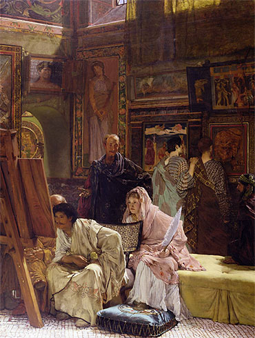 The Picture Gallery, 1874 | Alma-Tadema | Gemälde Reproduktion