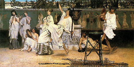 A Private Celebration (Bacchanale), 1871 | Alma-Tadema | Gemälde Reproduktion