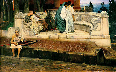 Eine Exedra | Alma-Tadema | Gemälde Reproduktion