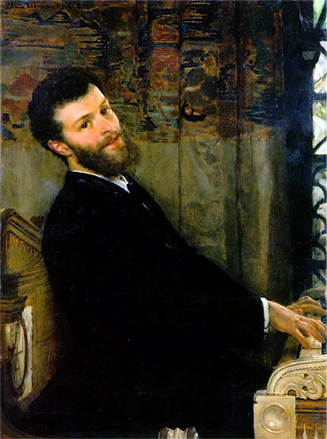 Portrait of the Singer George Henschel, 1879 | Alma-Tadema | Gemälde Reproduktion
