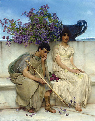 An Eloquent Silence, n.d. | Alma-Tadema | Painting Reproduction