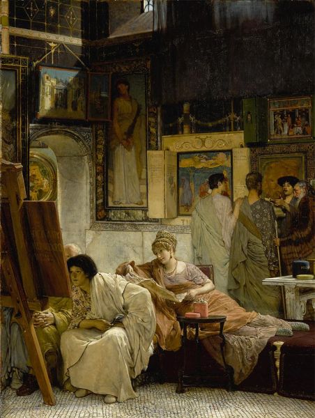 A Picture Gallery, 1873 | Alma-Tadema | Painting Reproduction
