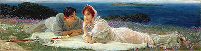 A World of Their Own | Alma-Tadema | Painting Reproduction