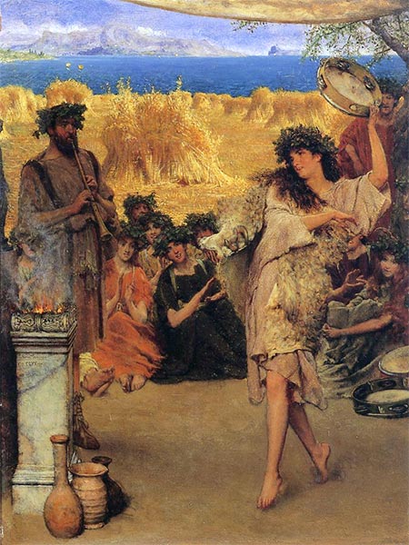 Ein Erntefest, 1880 | Alma-Tadema | Gemälde Reproduktion