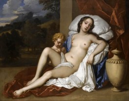 Portrait of a Young Woman and Child as Venus and Cupid, 1668 by Peter Lely | Painting Reproduction