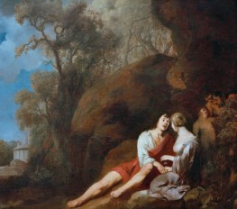 Couple of Lovers in a Landscape, c.1640 by Peter Lely | Painting Reproduction