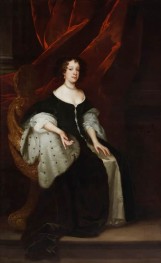 Portrait of Catherine of Braganza, Queen Consort ..., 1670 by Peter Lely | Painting Reproduction