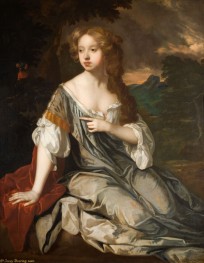 Portrait of the Hon Mrs Lucy Loftus, 1667 by Peter Lely | Painting Reproduction
