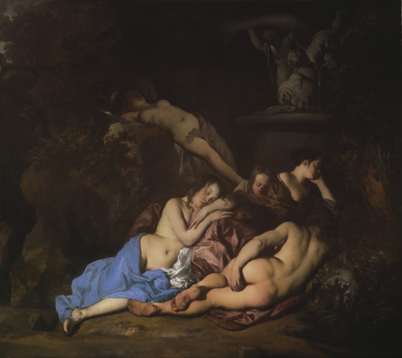 Peter Lely | Nymphen an einem Brunnen, 1650s Nymphen an einem Brunnen, 1650s | Peter Lely