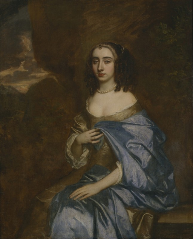 Peter Lely | Porträt einer Dame mit blauem Tuch, c.1660 Porträt einer Dame mit blauem Tuch, c.1660 | Peter Lely