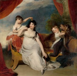 Maria Mathilda Bingham with Two of her Children | Thomas Lawrence | Painting Reproduction