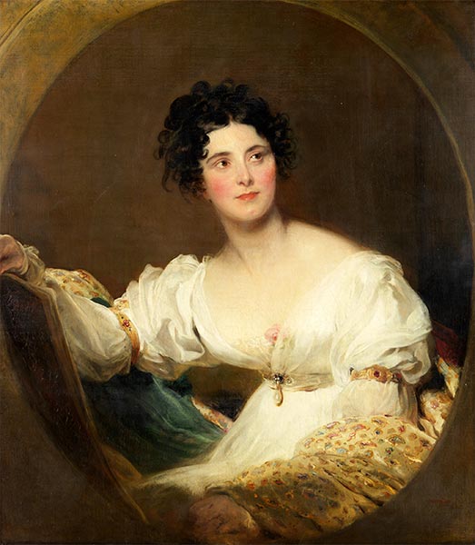 Mrs Littleton, 1822 by Thomas Lawrence | Painting Reproduction