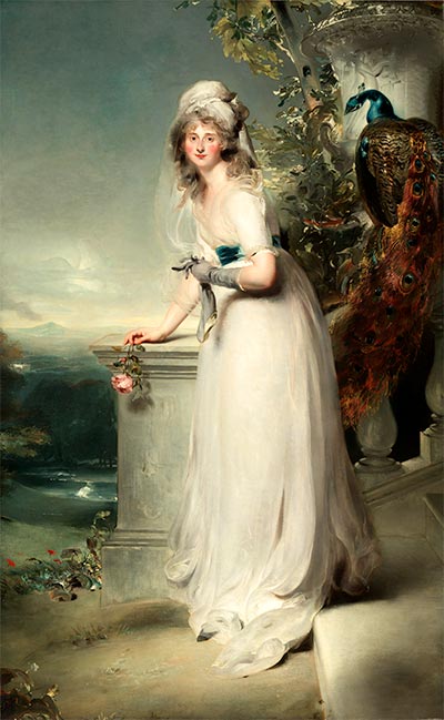 Porträt von Catherine Gray, Lady Manners, 1794 | Thomas Lawrence | Gemälde Reproduktion