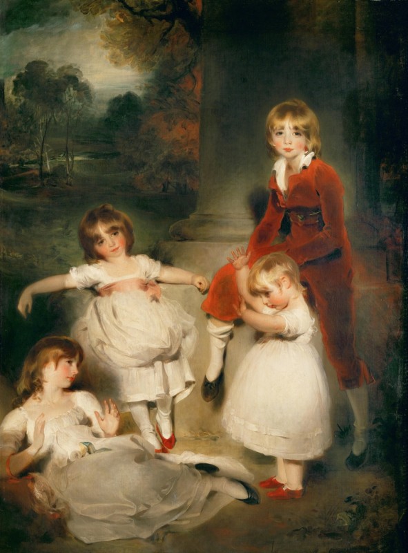 Der kleine Redner. Kinder von Ascoyghe Boucherett, c.1799/00 | Thomas Lawrence