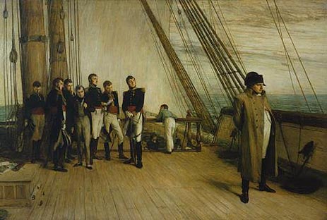 Napoleon on Board the Bellerophon, 1880 | Quiller Orchardson | Gemälde Reproduktion
