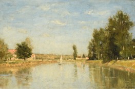 Die Ufer der Marne | Stanislas Lépine | Gemälde Reproduktion