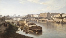 The Seine, Paris | Lepine | Painting Reproduction